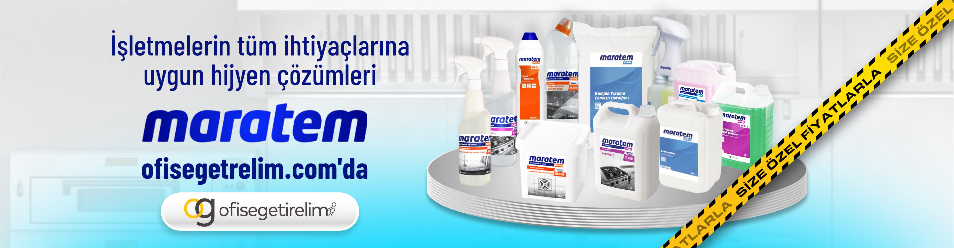 Maratem ürünleri size özel fiyatlarla ofisegetirelim.com'da