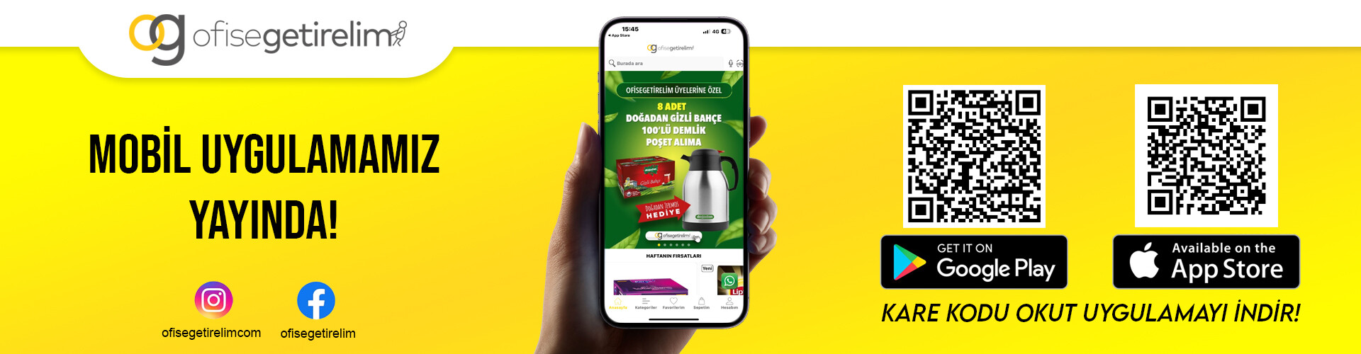 Ofisegetirelim.com Mobil Uygulamamızı denediniz mi?
