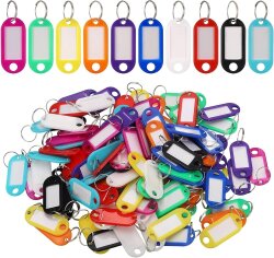 Plastik Anahtarlık (Sarı-Yeşil-Kırmızı) Karışık Renk 100 lü - DİĞER