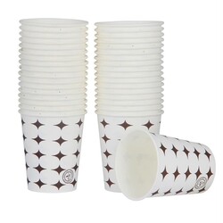 Arnes Yıldız Desenli Karton Bardak 8 Oz 2000`li - Arnes