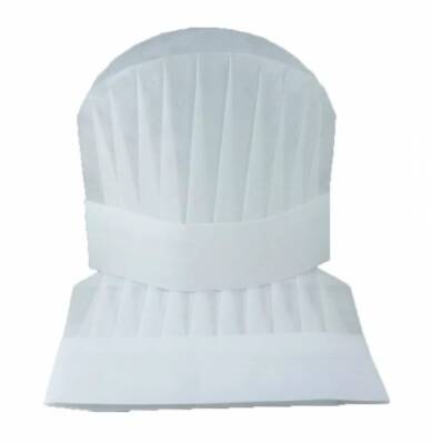 Aşçı Kepi Beyaz 20 li - 2