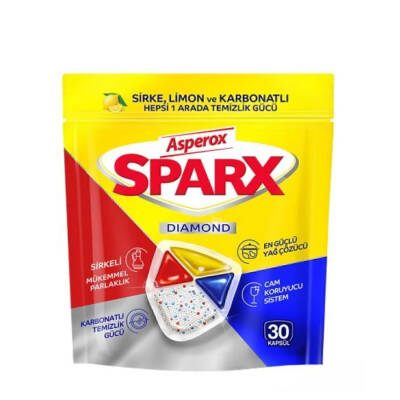 Asperox Sparx Bulaşık Makinesi Kapsülü 30'lu - 1