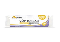 Atiplast Büyük Boy Çöp Torbası Siyah 65X80 150 Gr 10'lu 20 Rulo - Atiplast