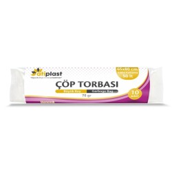 Atiplast Büyük Çöp Torbası 65X80 70 Gr 10'lu Paket - Atiplast