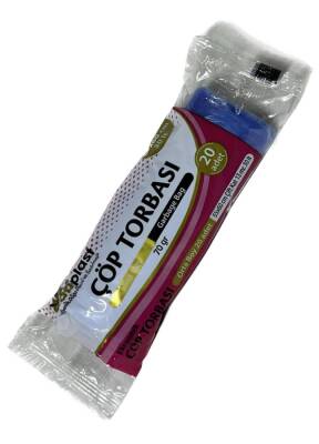 Atiplast Orta Mavi Çöp Torbası 55x60 70 Gr (50) - 1