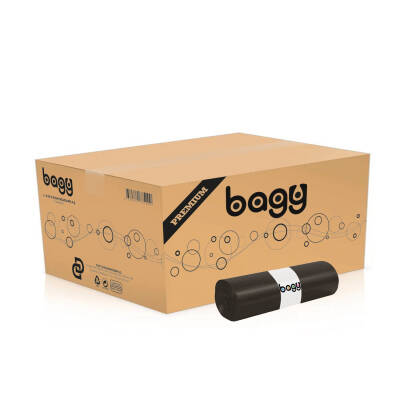 Bagy Çöp Torbası Premium End. Battal Siyah 72x95 20 Rulo - 1