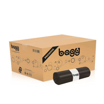 Bagy Çöp Torbası Premium Hantal Siyah 100x150 10 Rulo - 1