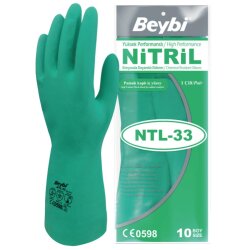 Beybi Kimyasal Eldiven Yeşil NTL-38 - Beybi