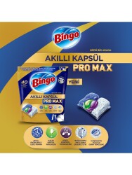 Bingo Akıllı Kapsül Pro Max Bulaşık Makinesi Deterjanı Tableti 60'lı - 3