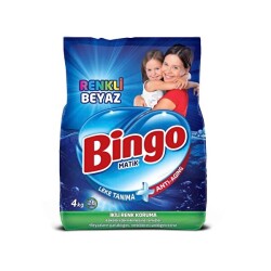 Bingo Matik Eko Renkli % Beyaz Çamaşır Deterjanı 4 Kg - Bingo