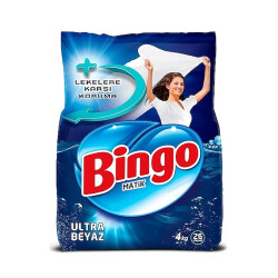 Bingo Matik Konsantre Eko Ultra Beyaz Çamaşır Deterjanı 4 Kg - Bingo