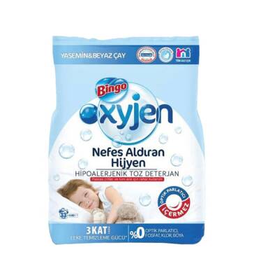 Bingo Oxyjen Toz Deterjan 3 Kg - 1