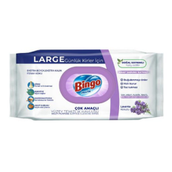Bingo Yüzey Temizleyici Mendil Arap Sabunu ve Lavanta 96'lı - Bingo