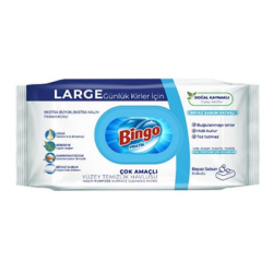 Bingo Yüzey Temizleyici Mendil Beyaz Sabunlu 96'lı - Bingo