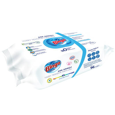 Bingo Yüzey Temizlik Havlusu Beyaz Sabunlu 96'lı - 3