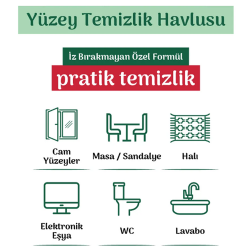 Bingo Yüzey Temizlik Havlusu Beyaz Sabunlu 96'lı - 6