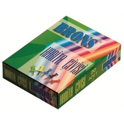 Brons Harita Çivisi Renkli Br-357 1 Kutu - Brons