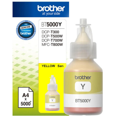 Brother Sarı Mürekkep BT5000Y 5000 Sayfa - 
