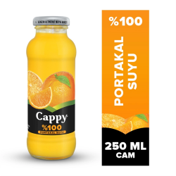 Cappy %100 Portakal Depozitosuz Şişe 250 Ml 12'li - Cappy