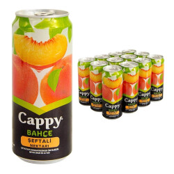 Cappy Şeftali Suyu Kutu 330 Ml 12'li - Cappy