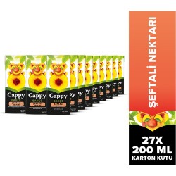 Cappy Şeftali Suyu 200 ml 27`li - Cappy