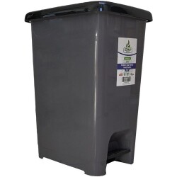 Ceymop Köşeli Çöp Kovası Pedallı Gri 50 Lt - Ceyhanlar