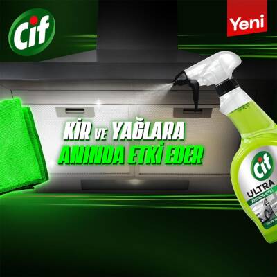 Cif Ultra Anında Etki Kir ve Yağ Sökücü 1025 ml - 6