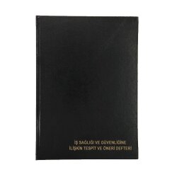 Dilman İş Sağlığı Ve Güvenliği Tespit Öneri Defteri Ciltli 50 Yaprak - Dilman