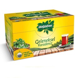 Doğadan Geleneksel Karadeniz Demlik Poşet Çay 100`lü 320 gr - Doğadan