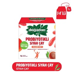 Doğadan Probiyotikli Siyah Çay 14`lü - Doğadan