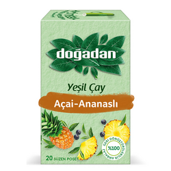 Doğadan Yeşil Çay Açai Ananaslı 20 Adet - 1