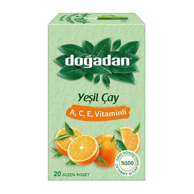 Doğadan Yeşil Çay ACE Vitaminli 20`li - 1