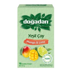 Doğadan Yeşil Çay Mango Lime 18'li - Doğadan
