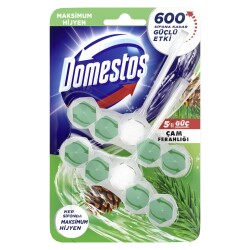 Domestos WC Blok Tuvalet Bloğu 5'li Güç Çam Ferahlığı 2x55 G - Domestos