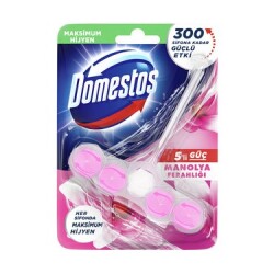 Domestos WC Blok Tuvalet Bloğu 5'li Güç Manolya 55 G - Domestos