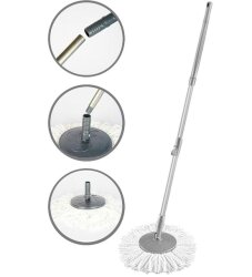 Döner Başlıklı Set Yedek Sap Mop Paspas Ucu Takımı - Ceyhanlar