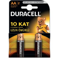 Duracell Alkaline AA Kalem Pil 2`li - Duracell