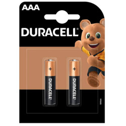 Duracell Alkaline AAA İnce Kalem Pil 2`li - Duracell