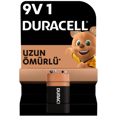 Duracell Pil 9 Volt Tekli - 1
