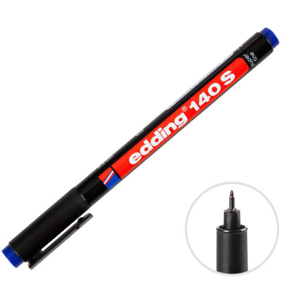 Edding 140S Asetat Kalemi-Mavi - Edding