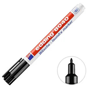Edding Çamaşır Kalemi E-8040 Siyah - Edding