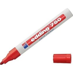 Edding E-750 Dekorasyon Markörü Kırmızı - Edding