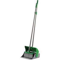 Ermop Kapaklı Hazneli Faraş Süpürge Yeşil - Ermop