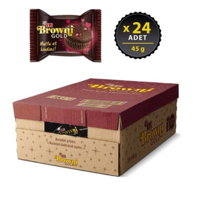 Eti Browni Gold Vişneli Kek 45 gr 24'lü - 1