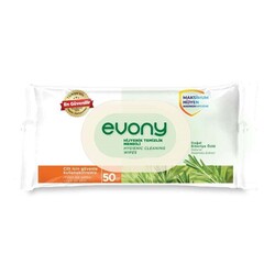 Evony Hijyenik Temizlik Mendili 50'li - Evony