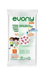 Evony Kids Elastik Kulaklıklı Cerrahi Çocuk Maskesi 10`lu - Evony