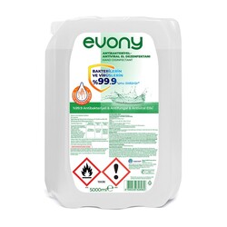 Evony Nemlendiricili Antibakteriyel El Dezenfektanı 5000 Ml - Evony