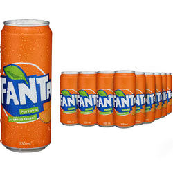 Fanta Kutu 330 ml 24`lü - Fanta