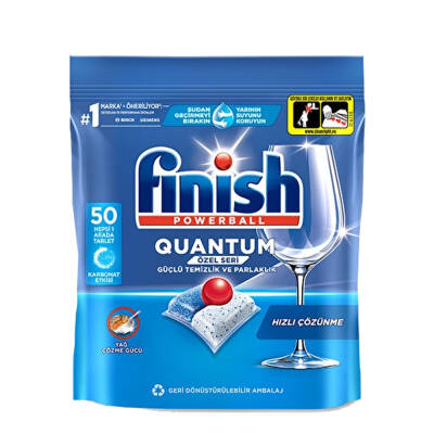 Finish Quantum Bulaşık Tableti 50'li - 1