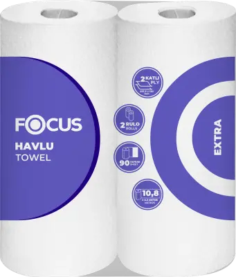 Focus Extra Rulo Havlu 2'li 12 Paket - 1
